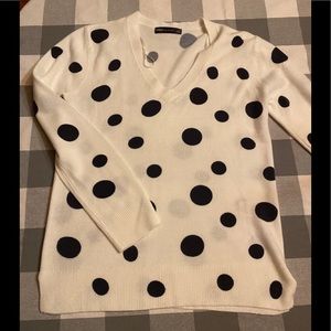 Polka dot sweater